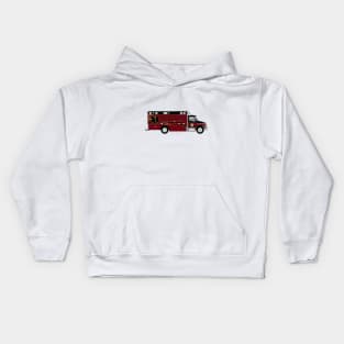 broward county sheriff ambulance Kids Hoodie